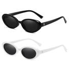 Óculos de sol Breaksun Retro Oval 90s Vintage UV400 para mulheres/homens