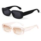 Óculos de sol BUTABY Retangle Retro Style UV400 para mulheres