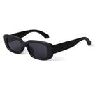 Óculos de sol BUTABY Retangle Retro Style UV400 pretos para mulheres