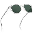 Óculos de sol CARFIA Retro Cool Acetate Polarized Green Lens