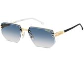 Óculos De Sol Carrera Sun Dourado Azul CA1070S 80S-60