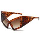 Óculos De Sol Cat Eye Oversized Vermelhos UV400 Retro Gradiente Para Mulheres E Homens, Óculos De