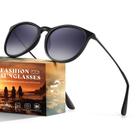 Óculos de sol CHBP Polarized Trendy 2024 Vintage Retro Round Lens