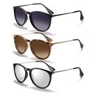 Óculos de sol CHBP Polarized UV400 Protection Retro Round Lens