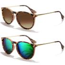 Óculos de sol CHBP Polarized UV400 Protection Retro Round