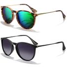 Óculos de sol CHBP Polarized UV400 Protection Retro Round