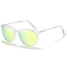 Óculos de sol CHBP Trendy 2038 Vintage Retro Redondos Polarizados
