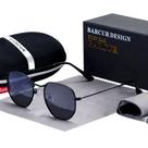 Óculos de Sol Clássico Retro Hexágono Metal Frame com Proteção Uv400