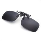Oculos De Sol Clip On P/ Oculos De Grau Piscina Praia Pescar Lente Preto
