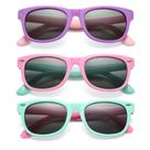 Óculos de sol COASION Kids Polarized TPEE Rubber Age 3-9, pacote com 3