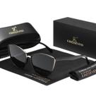 Óculos de sol com armação triangular feminino kingseven retrô