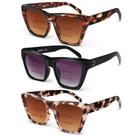 Óculos de sol com leitor bifocal LADEESSE, pacote com 3, femininos UV400 1.50