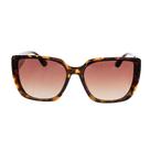 Óculos de Sol Coonecta Feminino Quadrado em Acetato Demi