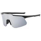 Óculos De Sol Corrida Beach Tennis Bike Prateado Proteção Uv