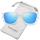Óculos de sol DANAMY femininos polarizados com espelho polarizado UV400 54mm