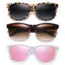Óculos de sol DANAMY polarizados UV400 54 mm retrô femininos
