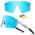 Óculos de sol de ciclismo Ukoly com 3 lentes intercambiáveis Óculos de sol de ciclismo Ukoly com 3 lentes intercambiáveis