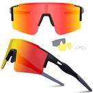 Óculos de sol de ciclismo Ukoly com 3 lentes intercambiáveis Óculos de sol de ciclismo Ukoly com 3 lentes intercambiáveis