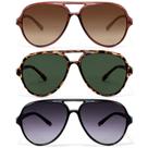 Óculos de sol de leitura bifocal EYEGUARD Retro Aviator UV400 2.00