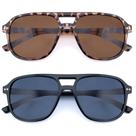 Óculos de sol de leitura FEIVSN Aviator Full Lens Sun +2.50 pretos Óculos de sol de leitura FEIVSN Aviator Full Lens Sun +2.50 pretos