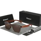 Óculos de Sol de Madeira Polarizados Masculinos UV400 - Design Moderno e Proteção Natural