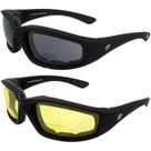 Óculos de sol de segurança Birdz Oriole Bifocal Black 2.5X com lentes