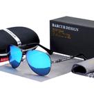 Óculos De Sol Design Titanium Aluminio Estilo Piloto Polarizado Uv400