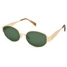 Óculos de sol DIMENSIP Retro Oval Gold Frame para mulheres e homens