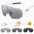 Óculos de Sol Elax Ciclismo Fotocromático + 2 Lentes Polarizado