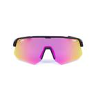 Óculos de Sol Esportivo Máscara Zeiq Hybrid Preto Lente Laranja Óculos de Sol Esportivo Máscara Zeiq Hybrid Preto Lente Laranja