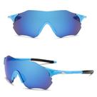 Óculos De Sol Esportivo Masculino Feminino Ciclismo Mtb Azul Óculos De Sol Esportivo Masculino Feminino Ciclismo Mtb Azul