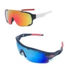 Óculos De Sol Esportivo Masculino Feminino Kit 2 Unidades