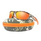 Óculos de sol esportivos JIANGTUN Camo Polarized Wrap-around UV400