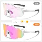 Óculos De Sol Esportivos Unissex Fotocromáticos UV400 Com Lentes De Filme Colorido Para Ciclismo