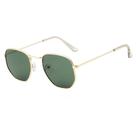 Oculos de Sol Estilo Hexagonal Aviador Casual Unissex