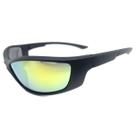 Óculos de Sol EUORYA OPEN armacao preta lentes verde espelhado protecao TOTAL UV400