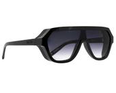 Óculos De Sol Evoke Avalanche Dive A01 Black Shine Black Gray Gradient