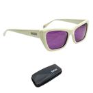 Óculos de Sol Evoke EVK 44 H01 Off White Mirror Violet Óculos de Sol Evoke EVK 44 H01 Off White Mirror Violet