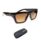 Óculos de Sol Evoke Outlaw Big A21 Black Shine Brown Gradien
