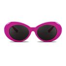 Óculos de sol FEISEDY Clout Goggles B2253 brancos para mulheres e homens