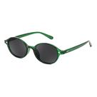Óculos de sol FEISEDY Retro Oval B1171 Transparente Verde Feminino
