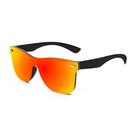 Óculos de sol FEISEDY Rimless Mirrored Lens B4114 Red 62mm