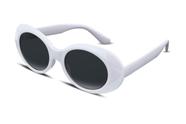 Óculos de sol FEISEDY White Oval Clout Goggles B2253 UV400