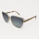 Óculos de Sol Feminino com Lente Cinza Degradê Elegância e Proteção UV Óculos de Sol Feminino com Lente Cinza Degradê Elegância e Proteção UV