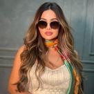 Óculos de Sol Feminino Dourado Aniele Polarizada Lê Belle