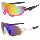 Óculos De Sol Feminino Esportivo Proteção Uv Kit 2 Unidades Óculos De Sol Feminino Esportivo Proteção Uv Kit 2 Unidades