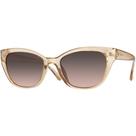 Óculos de Sol Feminino Gatinho Marrom Claro Polarizado 6174