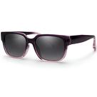 Óculos de Sol Feminino Lente Com Proteção UV400 Polarizado Visão Confortável Armação Roxo e Rosa Degradê Uso Casual Dia a Dia Village Heaven 2820