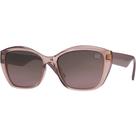 Óculos de Sol Feminino Marrom Redondo Moderno Elegante Lente Polarizada Com Proteção UV400 Visão Confortável Village Heaven 6313 C2 Óculos de Sol Feminino Marrom Redondo Moderno Elegante Lente Polarizada Com Proteção UV400 Visão Confortável Village Heaven 6313 C2