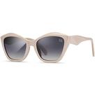 Óculos de Sol Feminino Original Bege Polarizado UV400 Formato Gatinho + Case